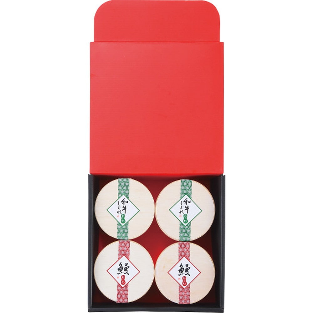 ◆◆うなぎ工房のおこわ2種4食セット うなぎ・牛しぐれ メーカー直送 ▼返品・キャンセル不可[他商品との同時購入不可]