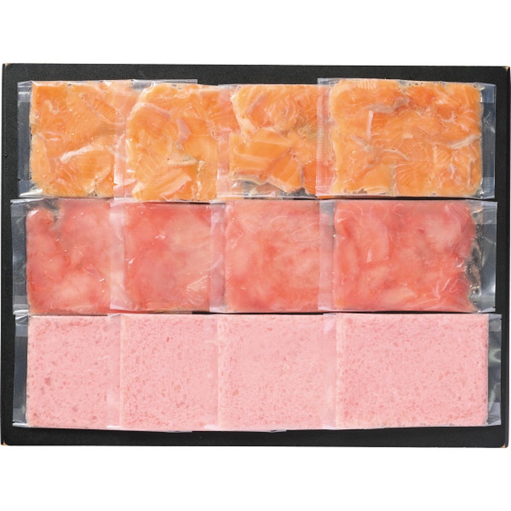 ◆【お歳暮限定】魚屋さんが作った3種の海鮮丼の具セット◇メーカー直送 ▼返品・キャンセル不可【他商品との同時購入不可】