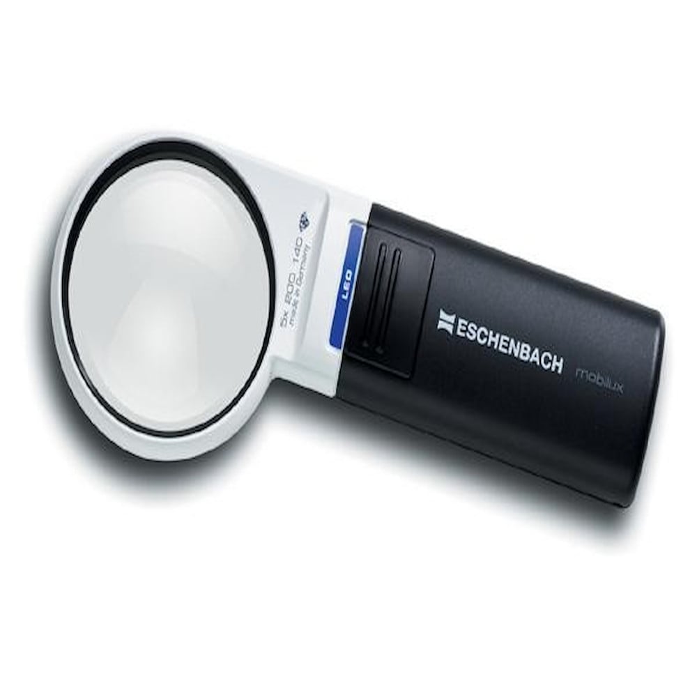 LEDワイドライトルーペ＆専用スタンド 58mmΦ(5倍) 【直送品】 返品・キャンセル・他商品と同時購入は不可