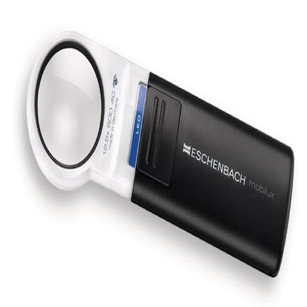 LEDワイドライトルーペ＆専用スタンド 35mmΦ(12.5倍) 【直送品】 返品・キャンセル・他商品と同時購入は不可
