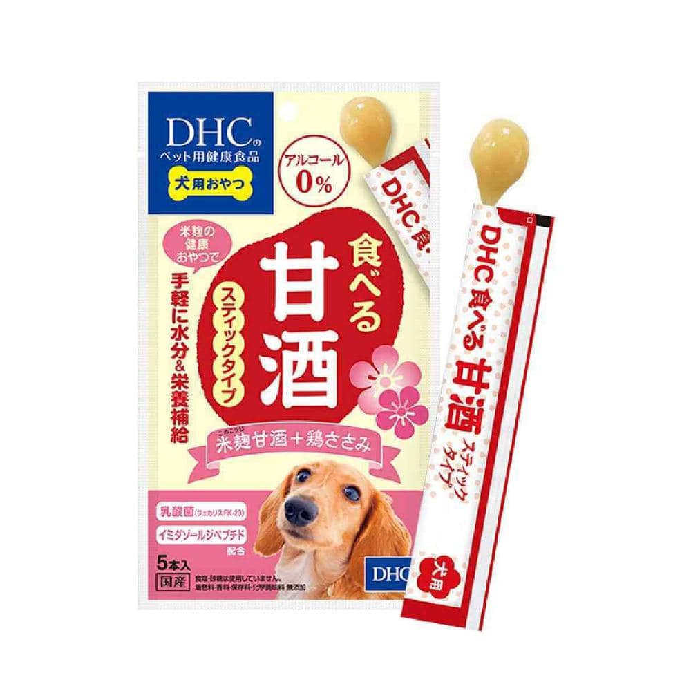 DHC 食べる甘酒 スティックタイプ 米こうじ甘酒＋鶏ささみ 5本入り