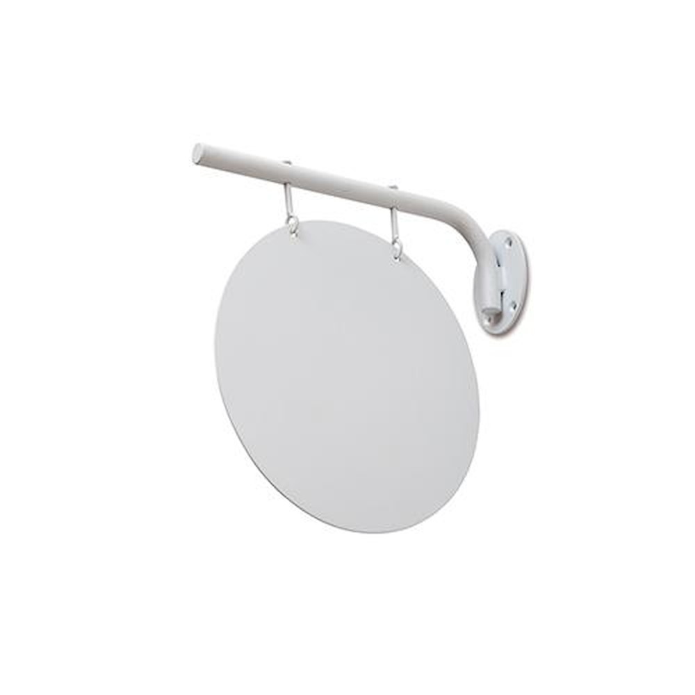 ブラケットサインボード ホワイト 64040 【直送品】 返品・キャンセル・他商品と同時購入は不可