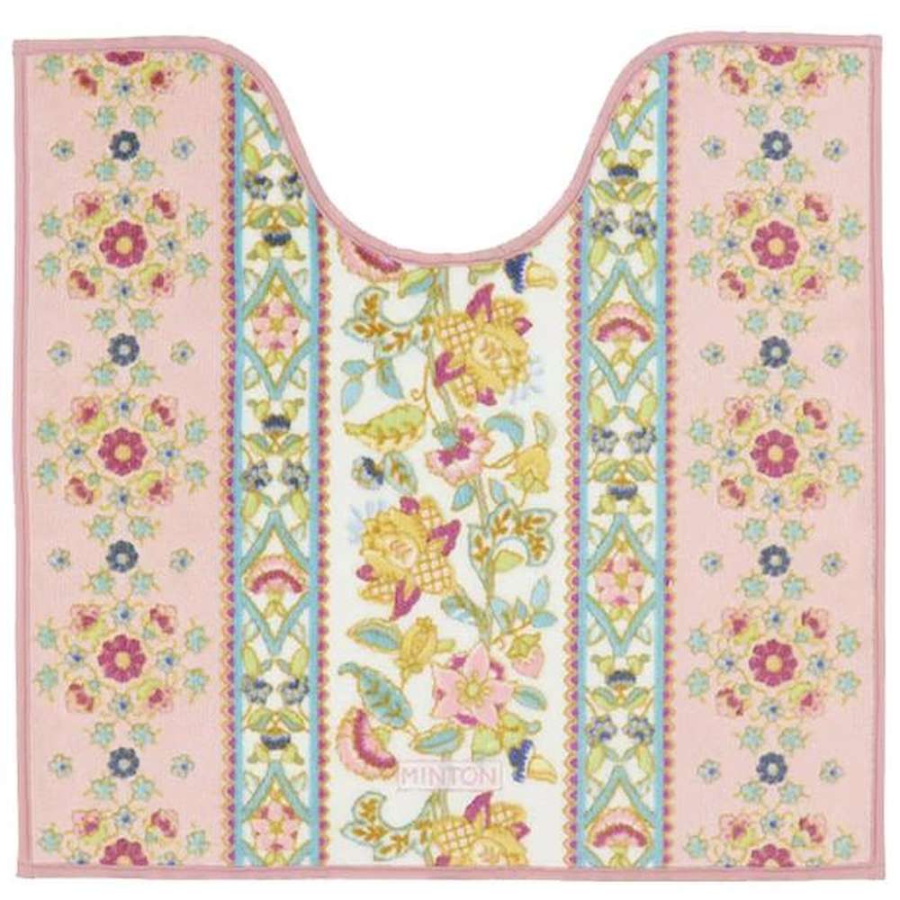 タイルハドン トイレマット(すべり止め加工) 60×65cm P・ピンク 【直送品】 返品・キャンセル・他商品と同時購入は不可