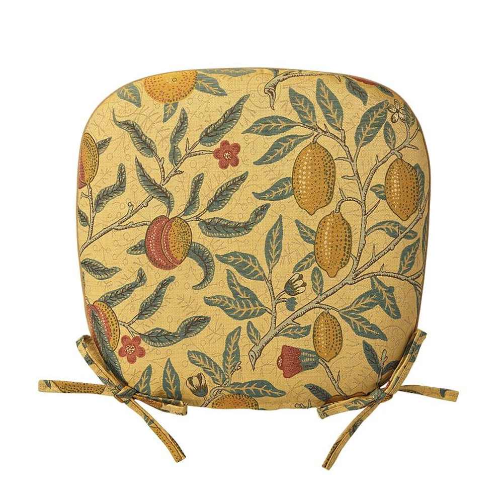 フルーツ ダイニングシートクッション 45×43cm Y イエロー [直送品] 返品・キャンセル・他商品と同時購入は不可