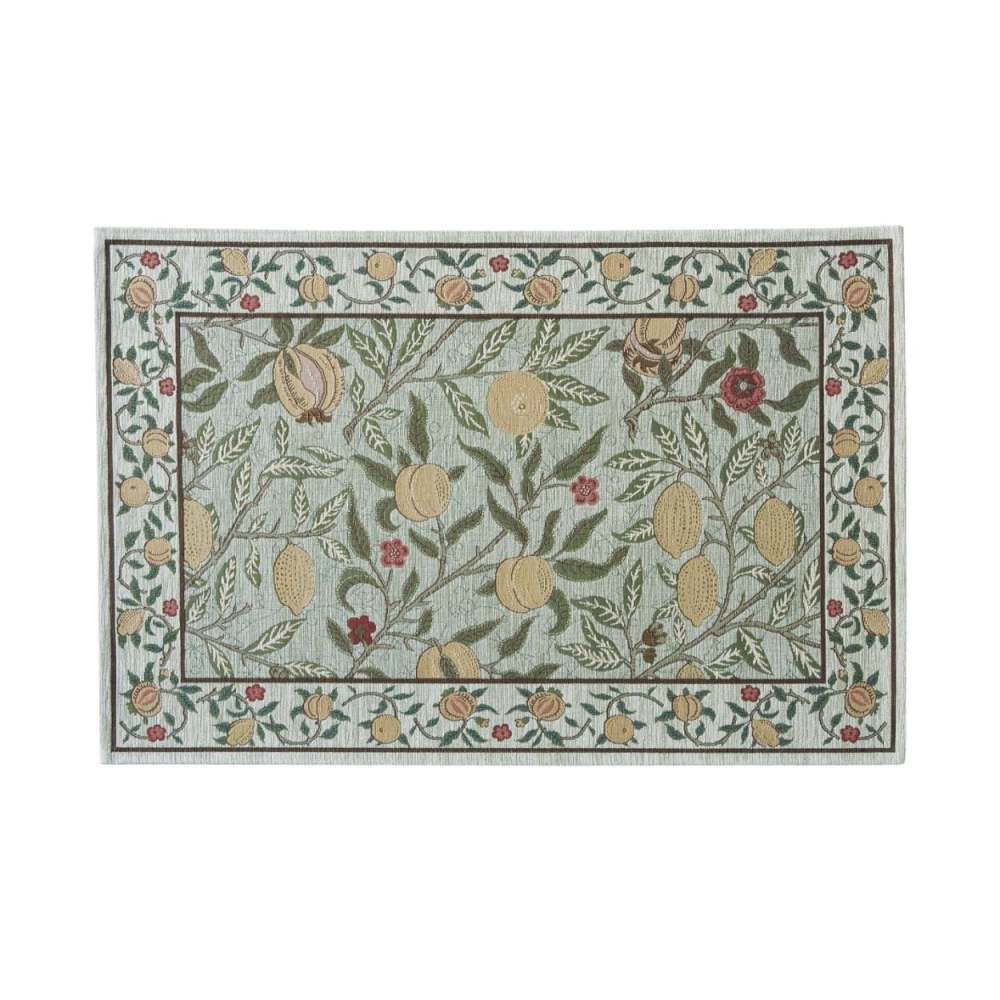 フルーツ マット 約60×92cm FH1706A G グリーン 【直送品】 返品・キャンセル・他商品と同時購入は不可