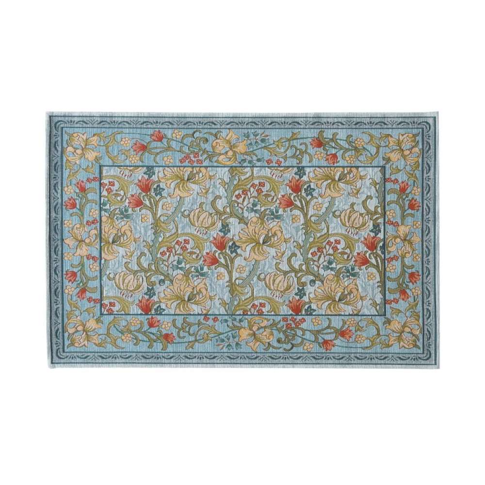 ゴールデンリリーマイナー マット 約60×90cm B ブルー 【直送品】 返品・キャンセル・他商品と同時購入は不可