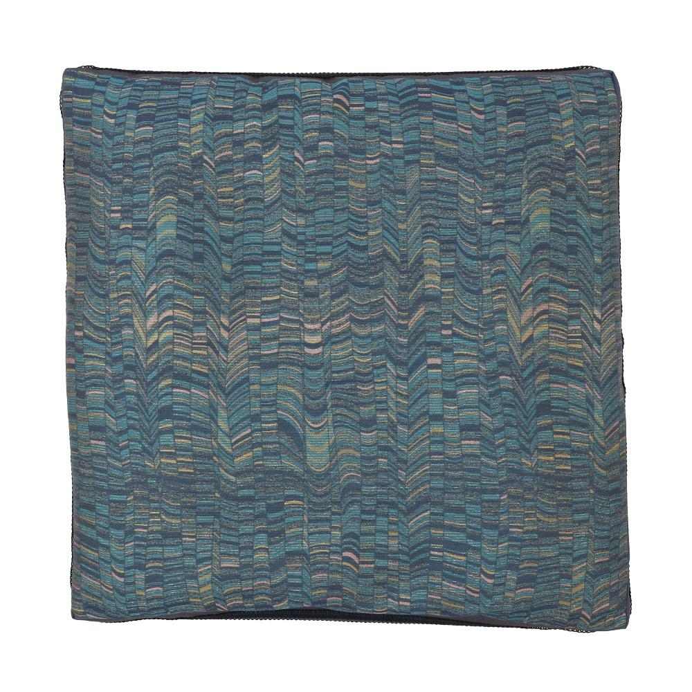 背当てクッションカバー 55×55cm LL1107 B ブルー 【直送品】 返品・キャンセル・他商品と同時購入は不可