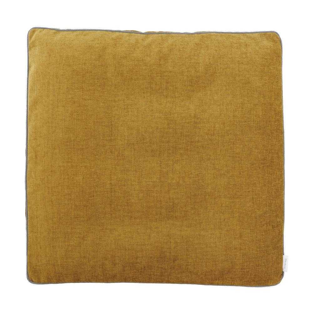 ジャイアント クッションカバー 55×55cm Y イエロー 【直送品】 返品・キャンセル・他商品と同時購入は不可