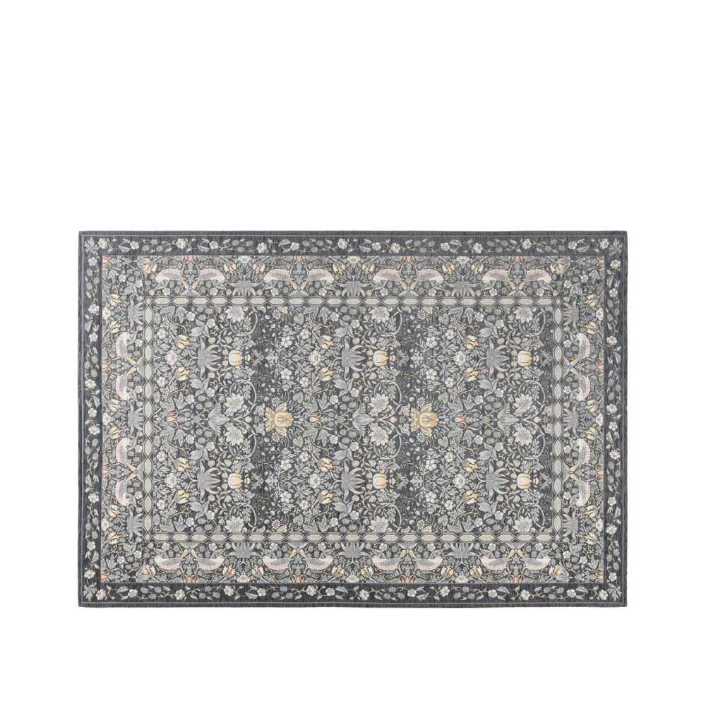 イチゴドロボウ ラグ 約140×200cm DGR ダークグレー 【直送品】 返品・キャンセル・他商品と同時購入は不可