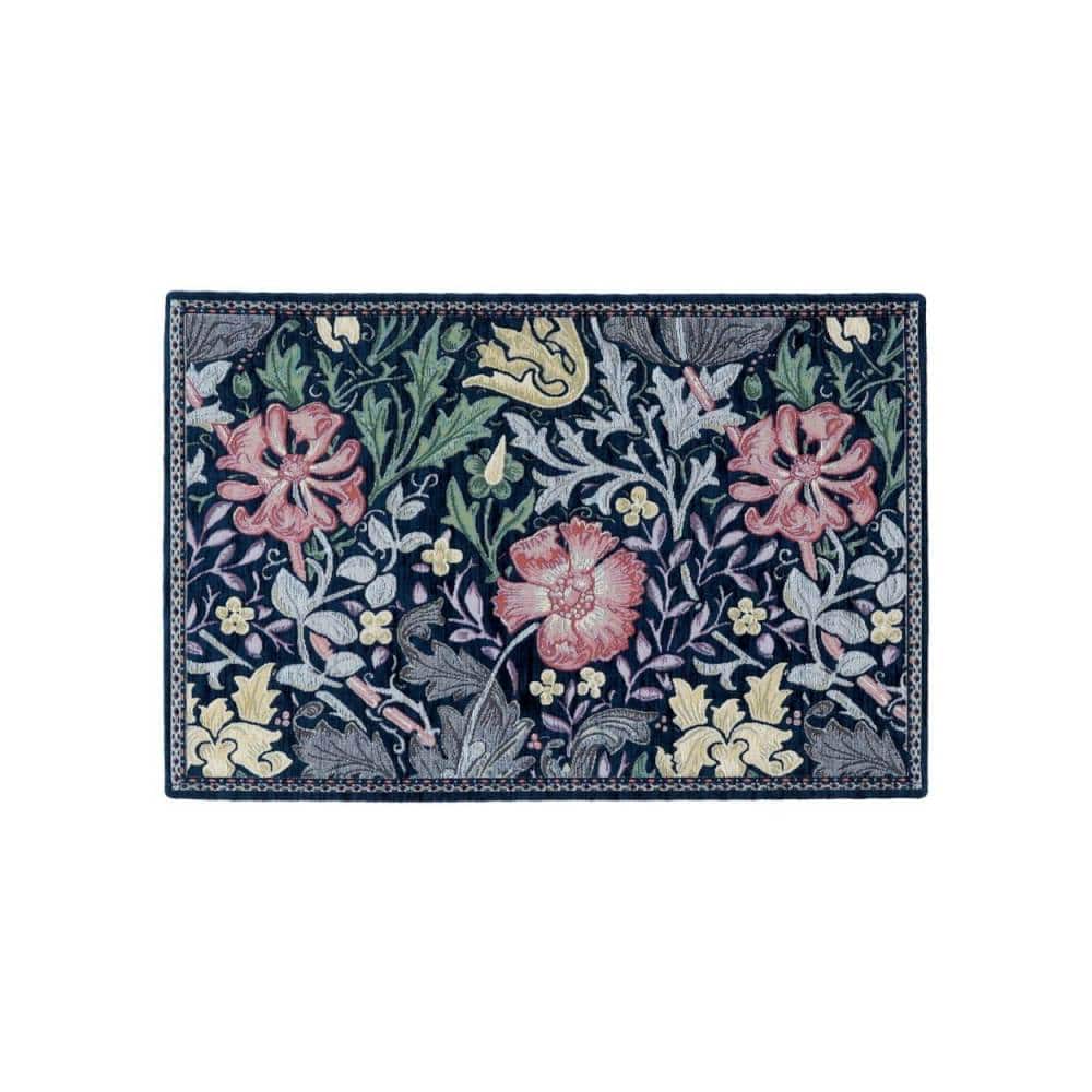 コンプトン マット 約45×70cm FH1713 DB ダークブルー 【直送品】 返品・キャンセル・他商品と同時購入は不可