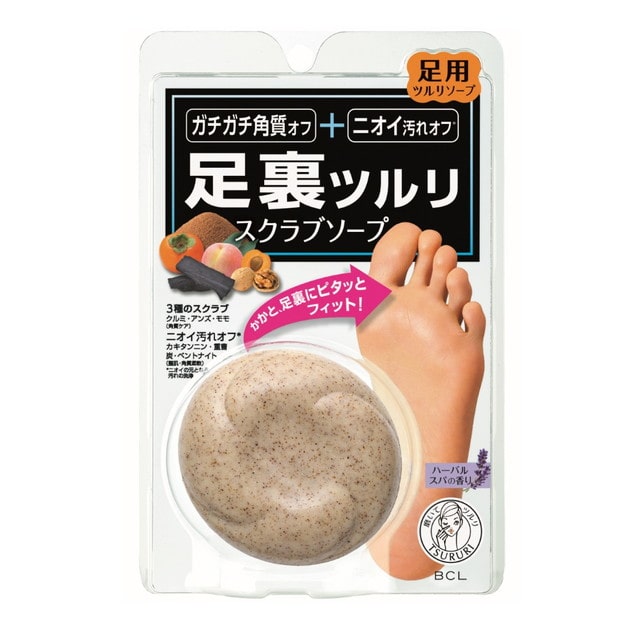 BCL ツルリ 足裏磨きスクラブソープ 80g