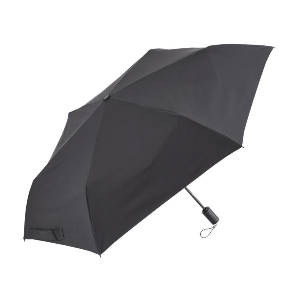 クイックシャット自動開閉 折りたたみ傘 55cm ブラック メーカー直送 ▼返品・キャンセル不可【他商品との同時購入不可】