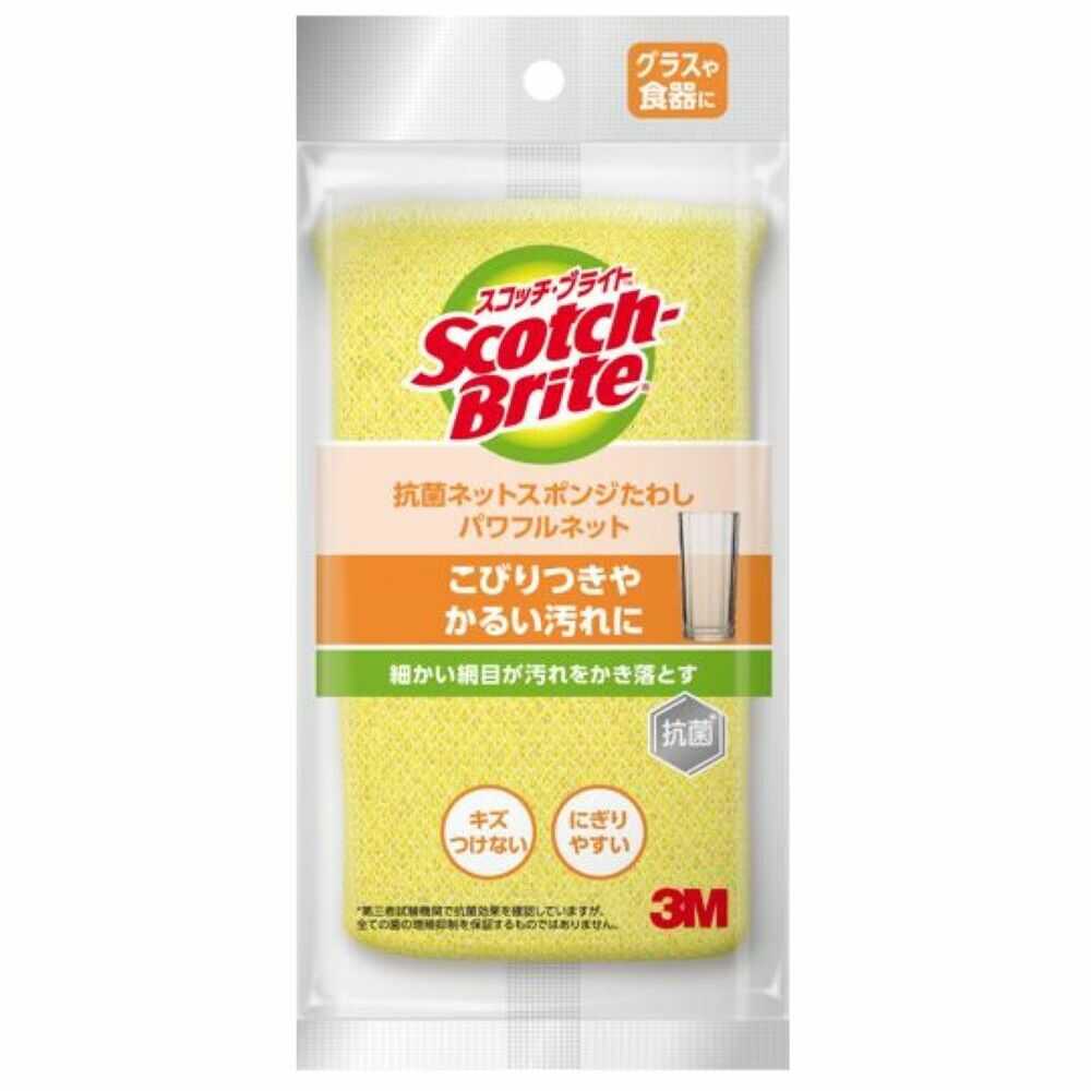 3M スコッチブライト 抗菌ネットスポンジたわし NT－01K 1個