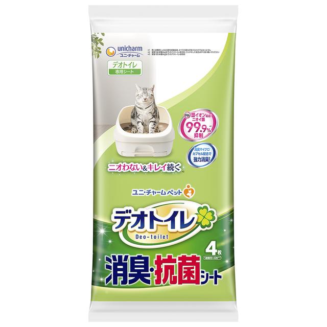 ユニチャーム デオトイレ 消臭・抗菌シ-ト 4枚