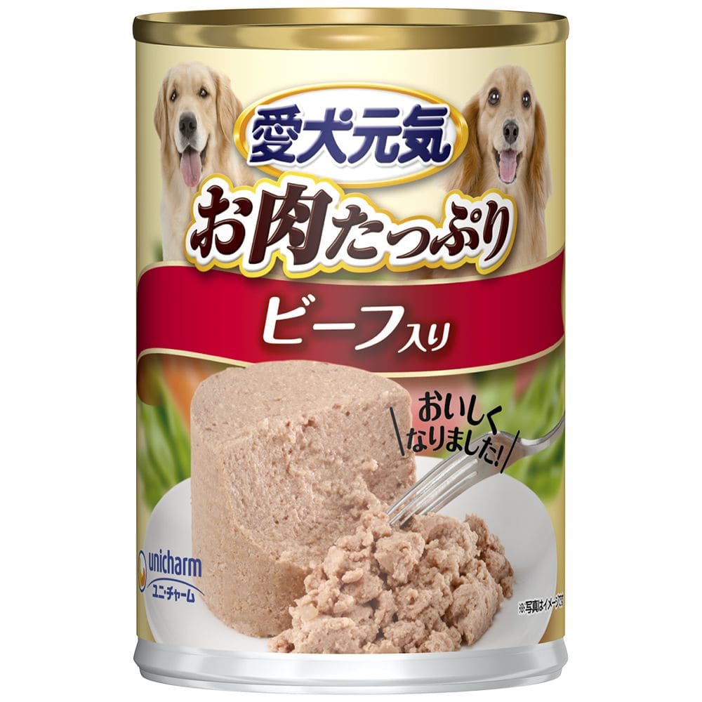 愛犬元気缶 ビーフ 375G