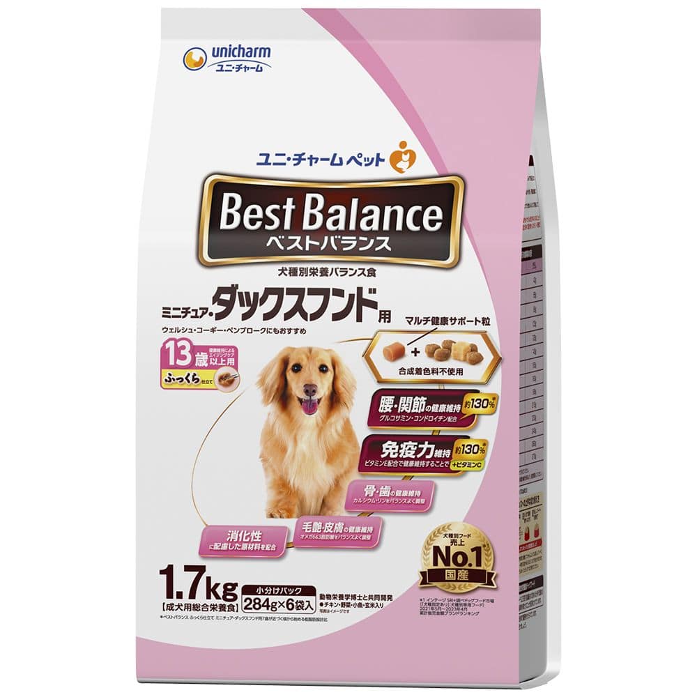 ベストバランスMダックス用13歳ふっくら 1.7Kg
