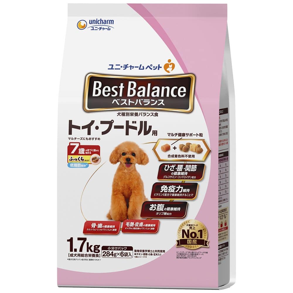 ベストバランスTプードル用7歳ふっくら 1.7Kg