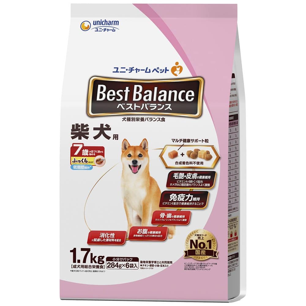 ベストバランス柴犬用7歳ふっくら 1.7Kg