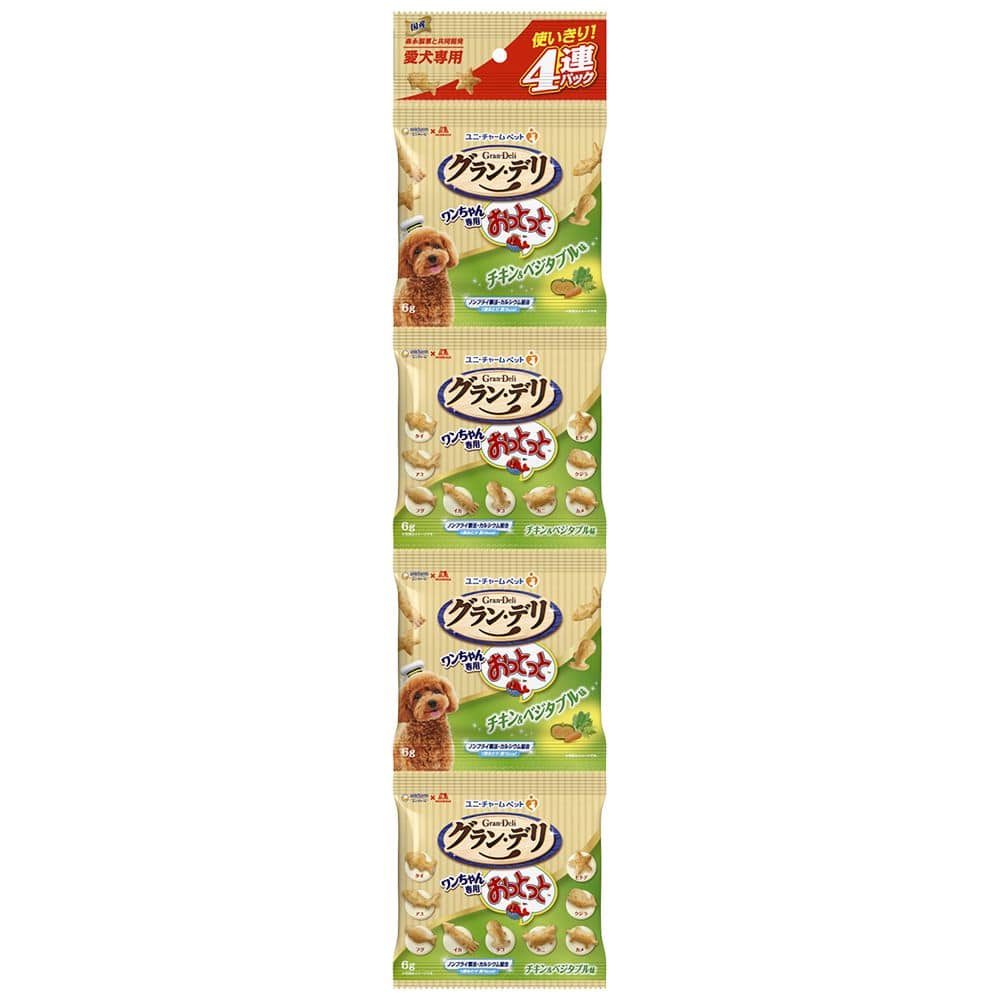 グラン・デリおっとっと4連Pチキン＆ベジタブル味 24G