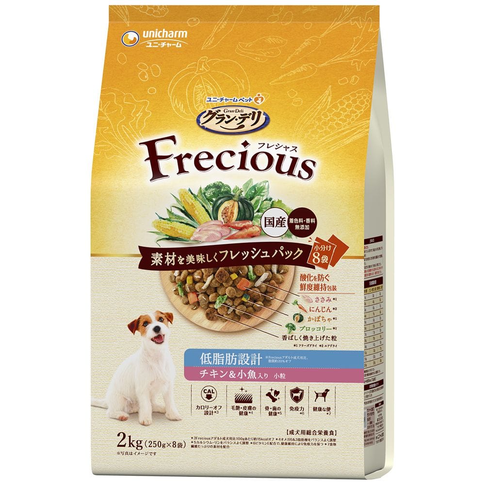 ユニチャーム Frecious（フレシャス） 低脂肪チキン＆小魚 2.0kg
