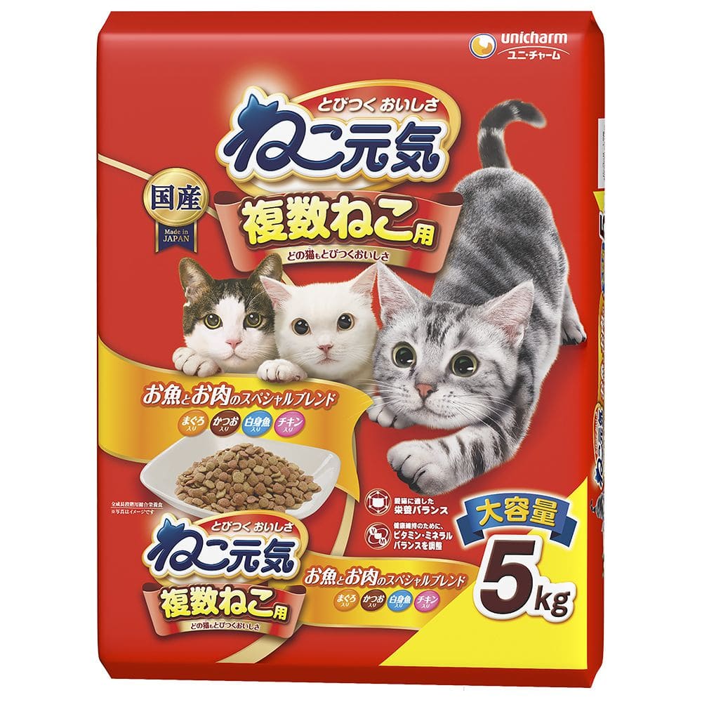 ねこ元気 複数ねこ用 5.0kg 5kg