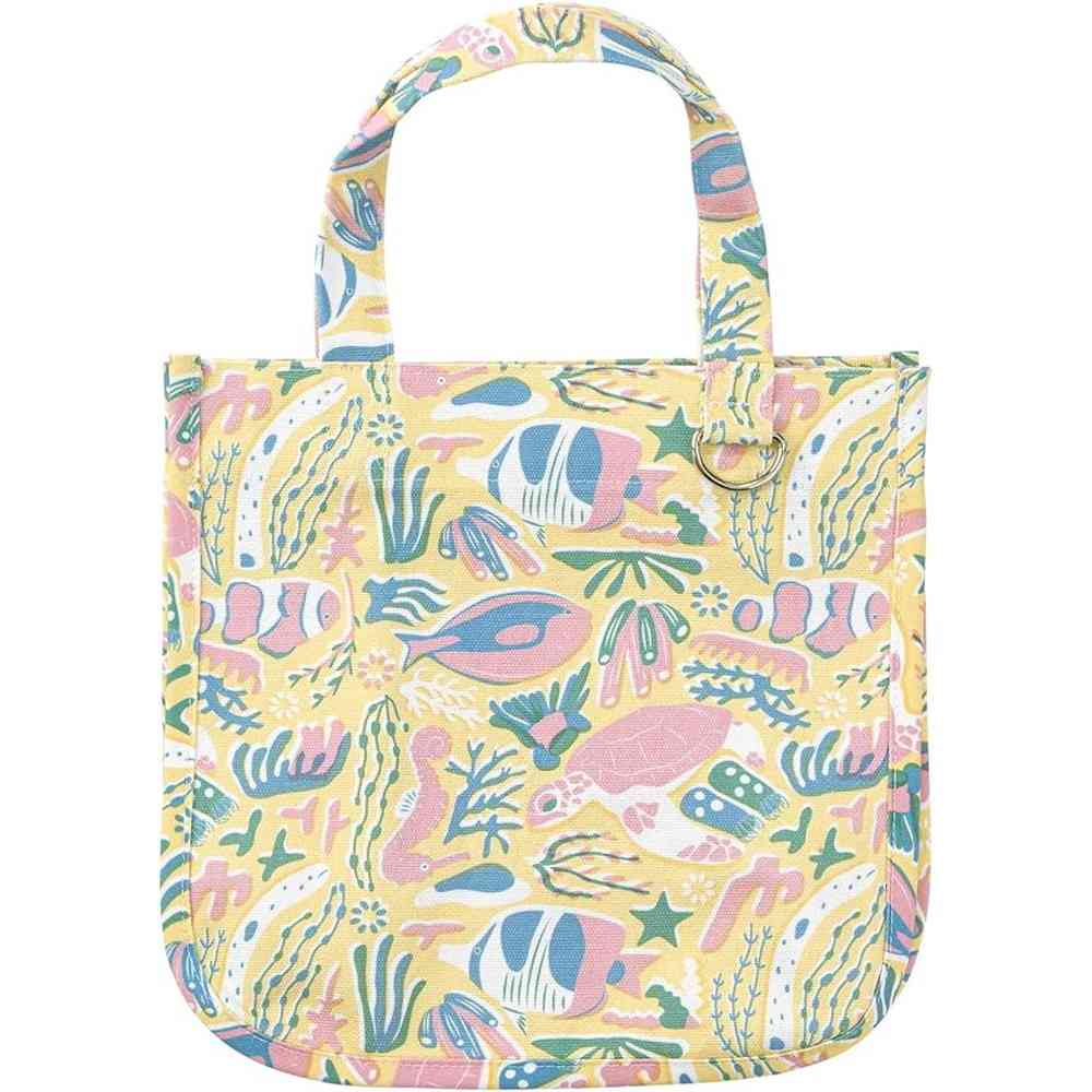 りぶはあと マチ付きトートバッグ CORAL REEF