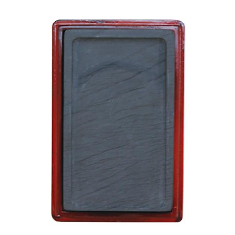 歙州硯 長方 六吋・HJ46 【直送品】 返品・キャンセル・他商品と同時購入は不可