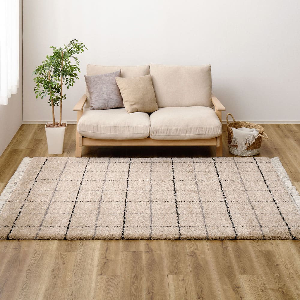 ウィルトンラグ BEDOUIN クロア 約100×140cm 【直送品】 返品・キャンセル・他商品と同時購入は不可