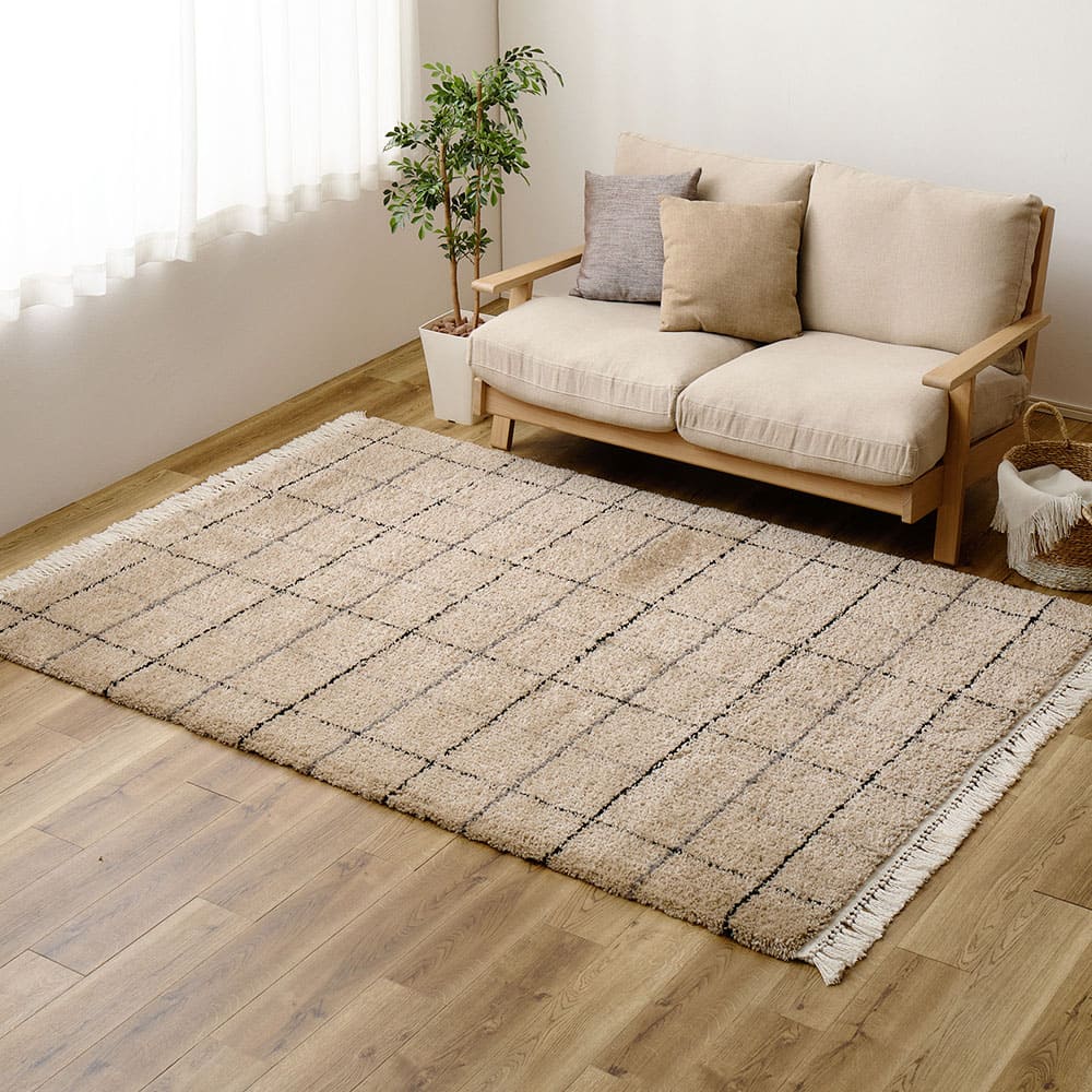 ウィルトンラグ BEDOUIN クロア 約133×190cm 【直送品】 返品・キャンセル・他商品と同時購入は不可