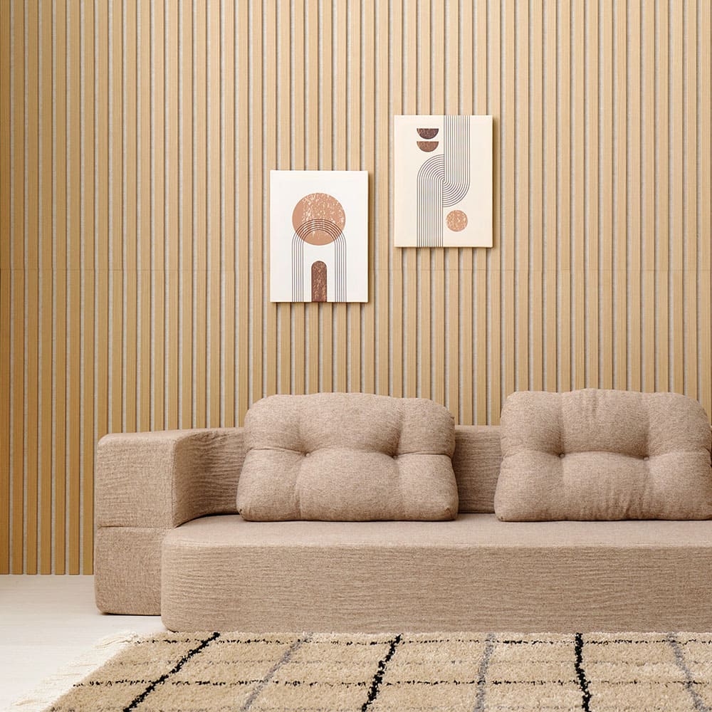 【6枚組】吸音パネル IPANELLA ベージュ・ナチュラル メーカー直送 ▼返品・キャンセル不可【他商品との同時購入不可】