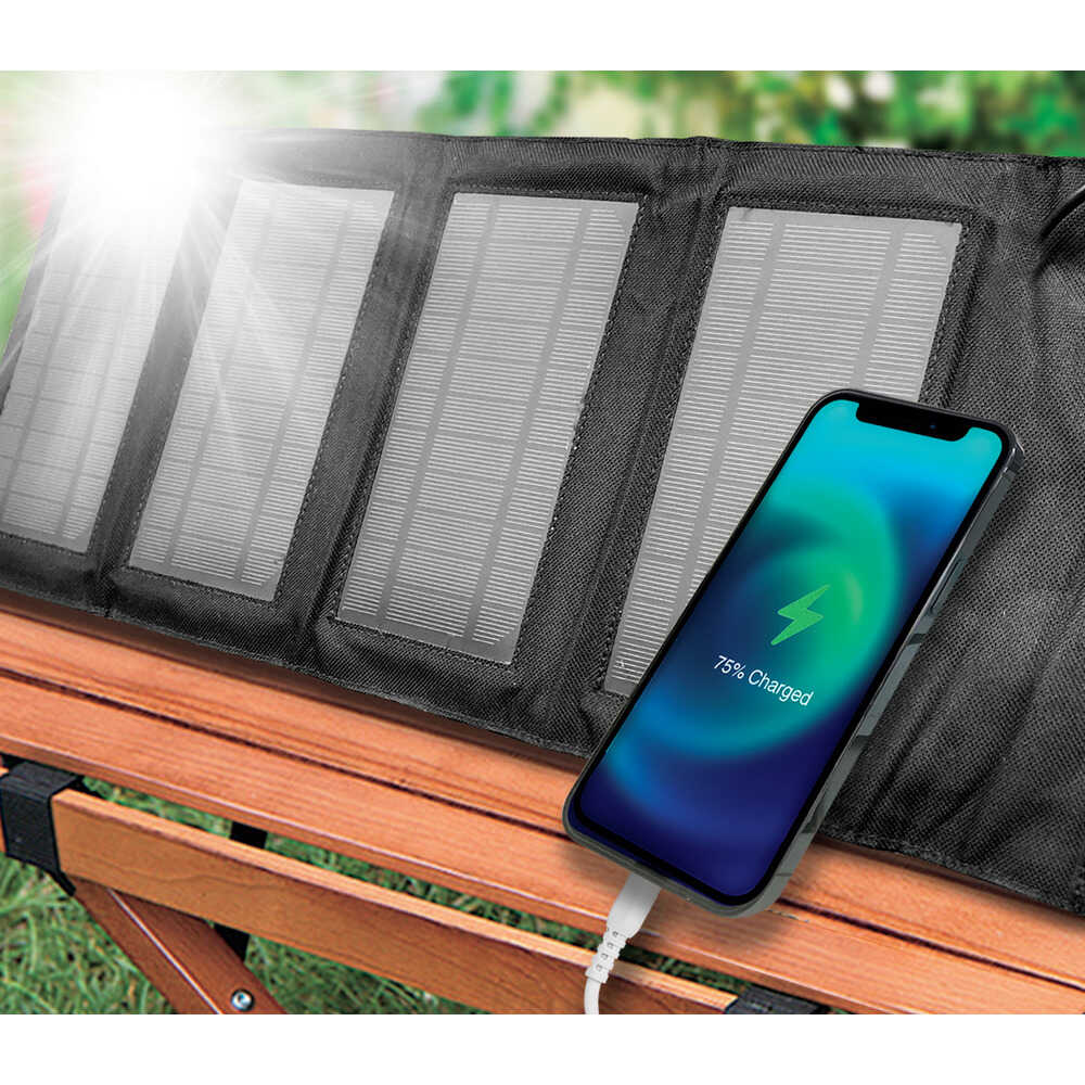 ソーラー充電器7WBK AJNSOLAR7WBK メーカー直送 ▼返品・キャンセル不可[他商品との同時購入不可]
