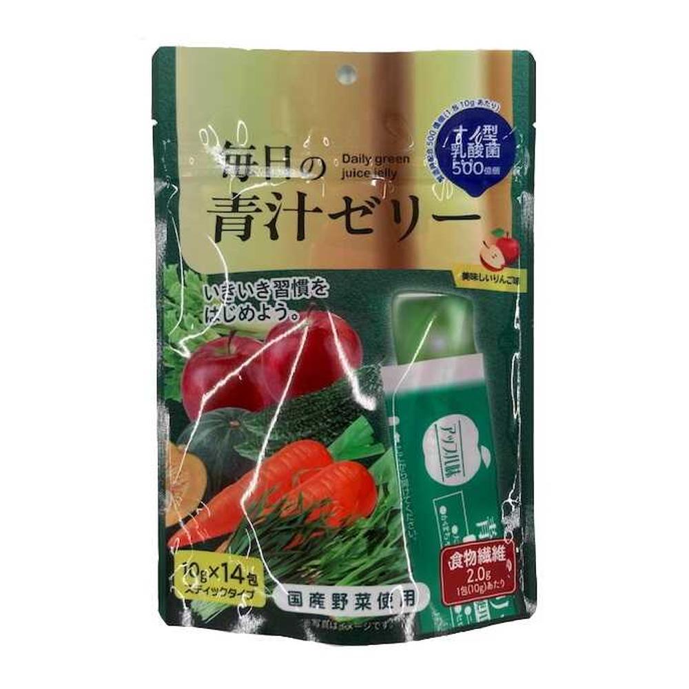 ◆新日配薬品 毎日の青汁ゼリー 140g（10g×14包）