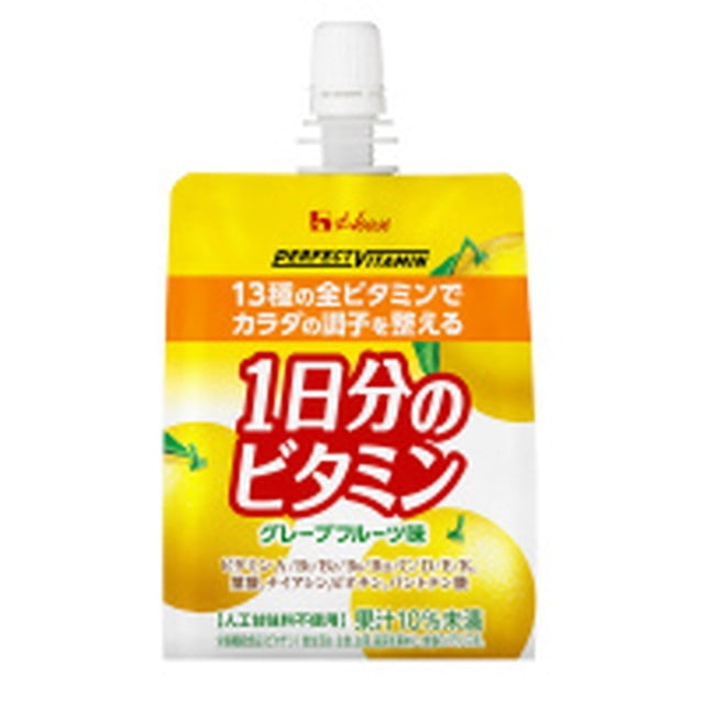 ◆1日分のビタミンゼリーグレープフルーツ味 180g【6個セット】