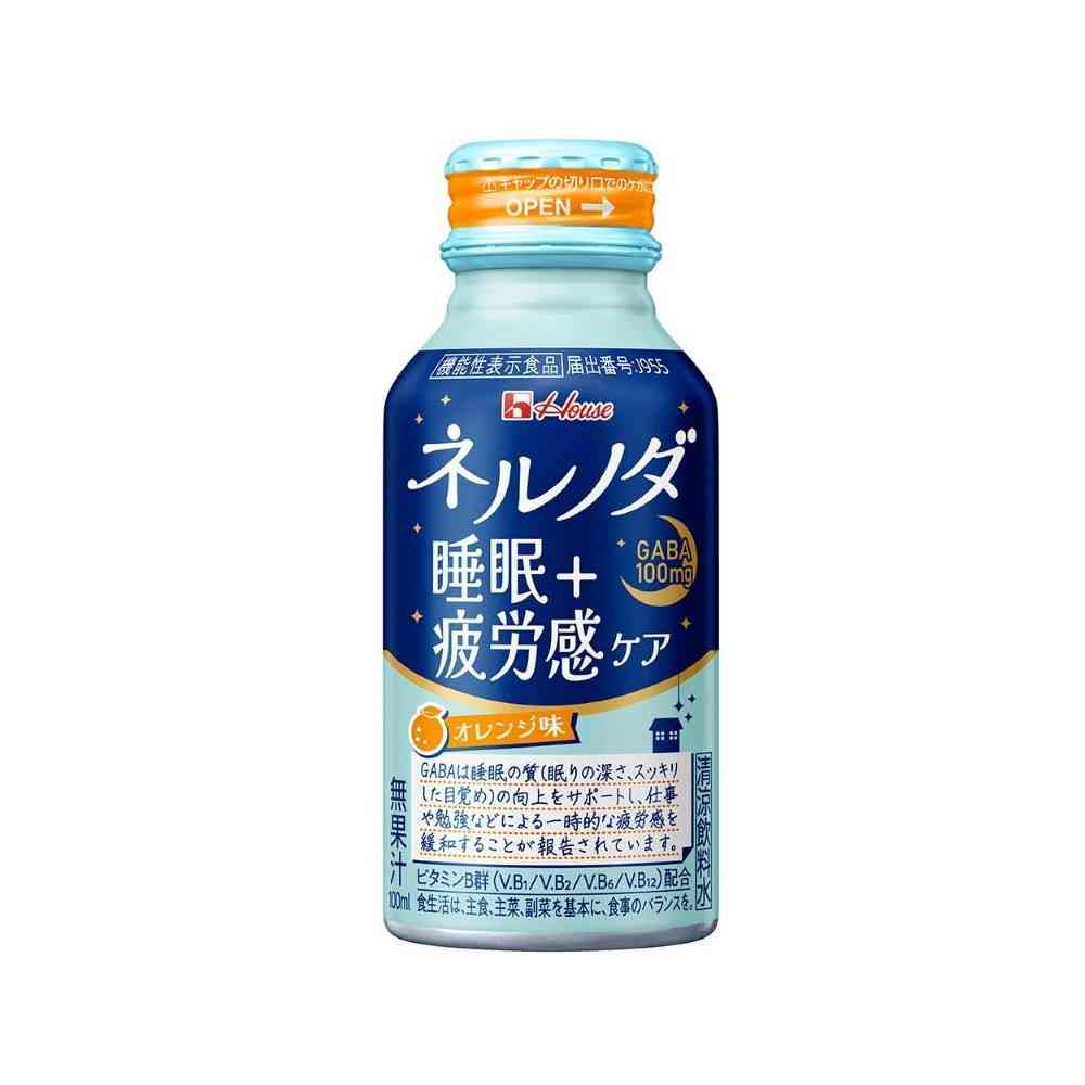 ◆[機能性表示食品]ハウス ネルノダ ボトル缶（睡眠＋疲労感ケア） 100ml
