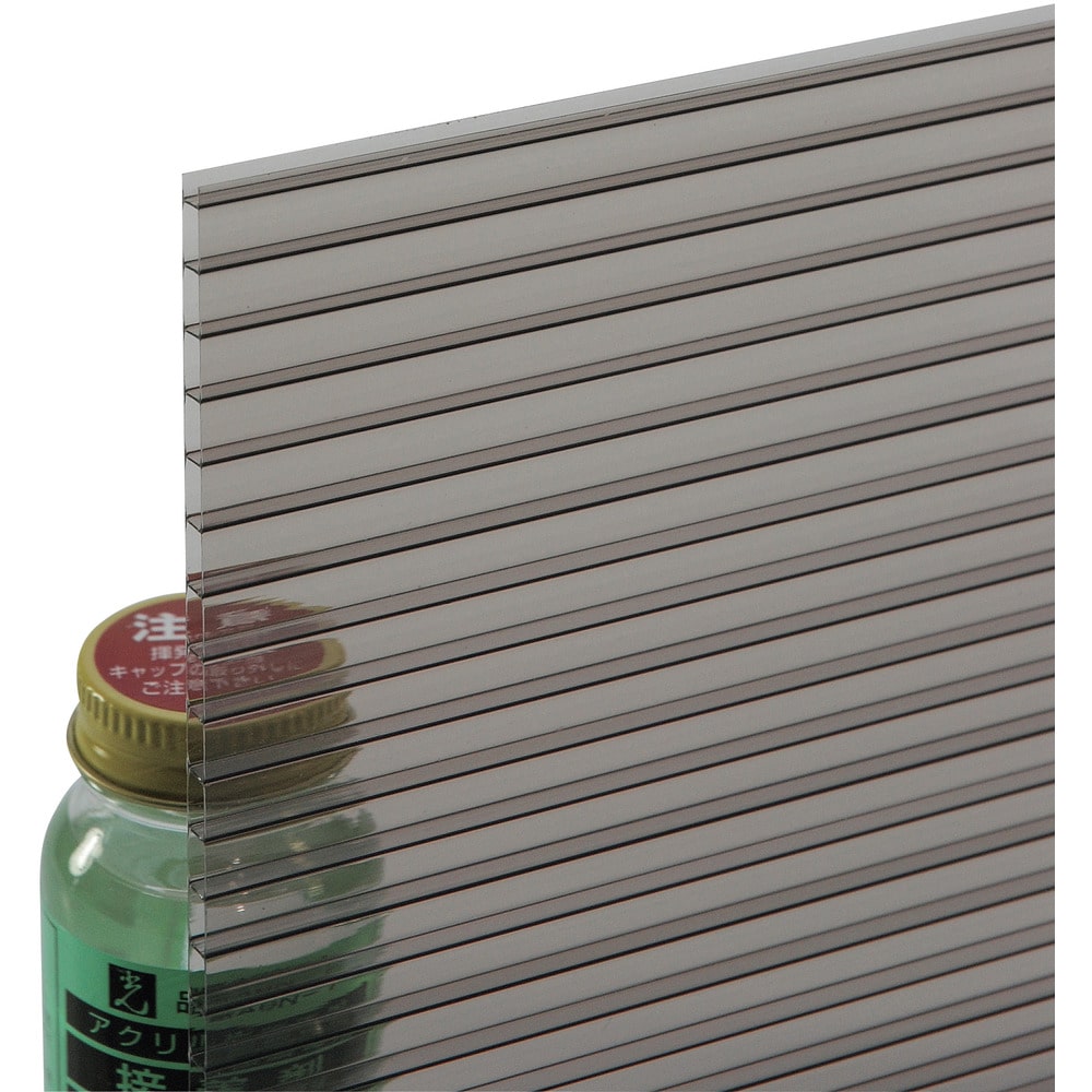 ポリカ中空ボードブラウンスモーク 2枚入り KTP990W22 メーカー直送 ▼返品・キャンセル不可[他商品との同時購入不可]