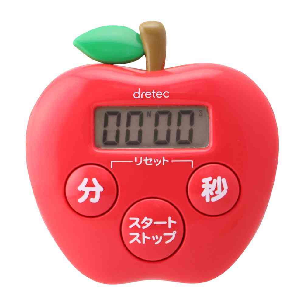 ドリテック りんごタイマー　レッド　T-534RD