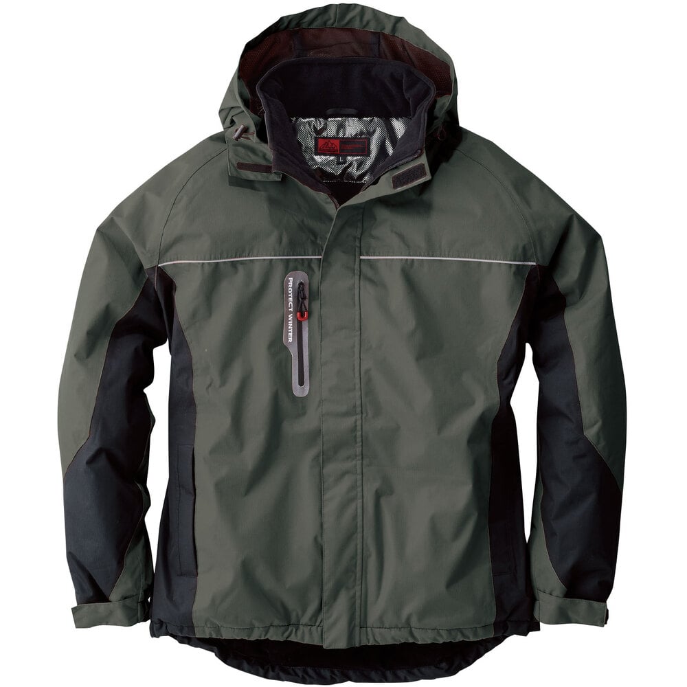 44403 防水防寒ブルゾン アーミー LL  メーカー直送 ▼返品・キャンセル不可[他商品との同時購入不可]