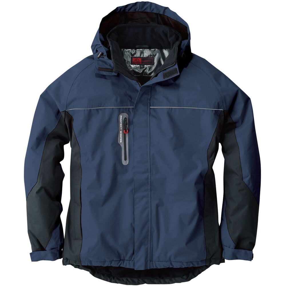 44403 防水防寒ブルゾン ネイビー M  メーカー直送 ▼返品・キャンセル不可[他商品との同時購入不可]