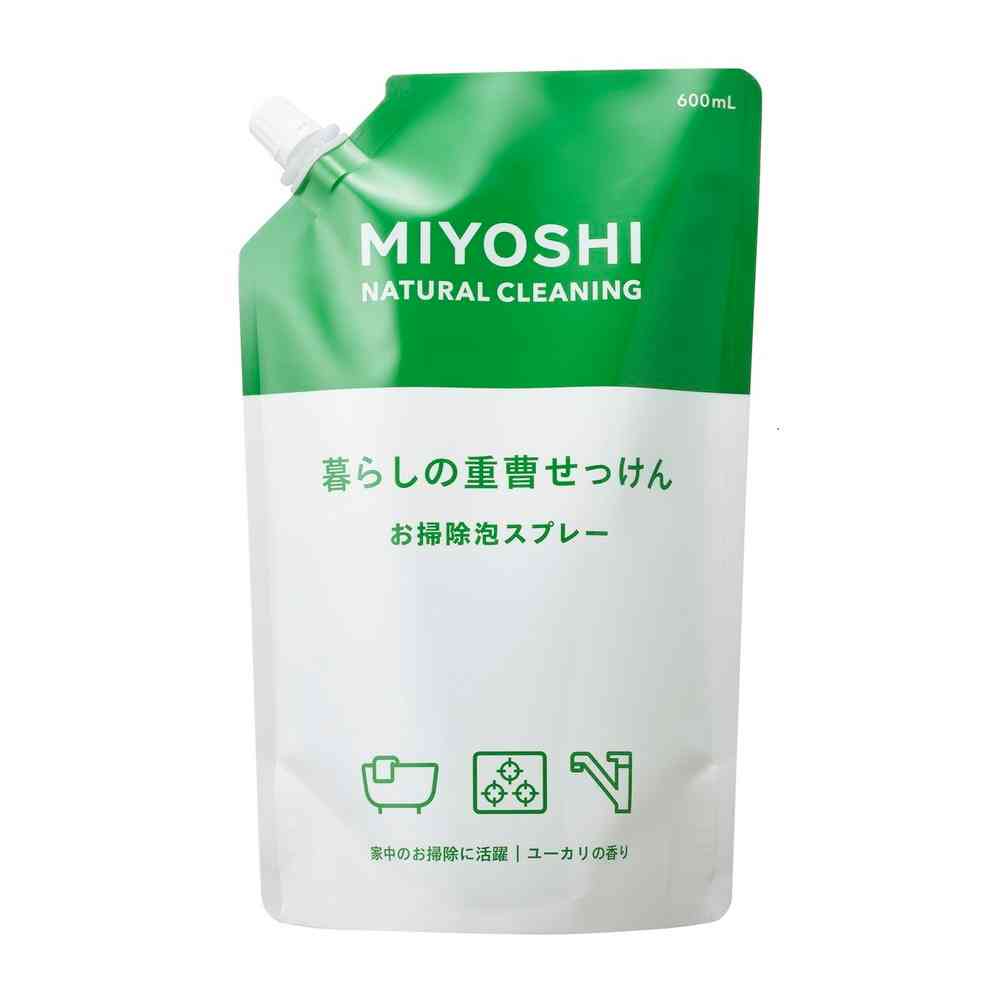 ミヨシ 暮らしの重曹せっけん泡スプレー 600ml