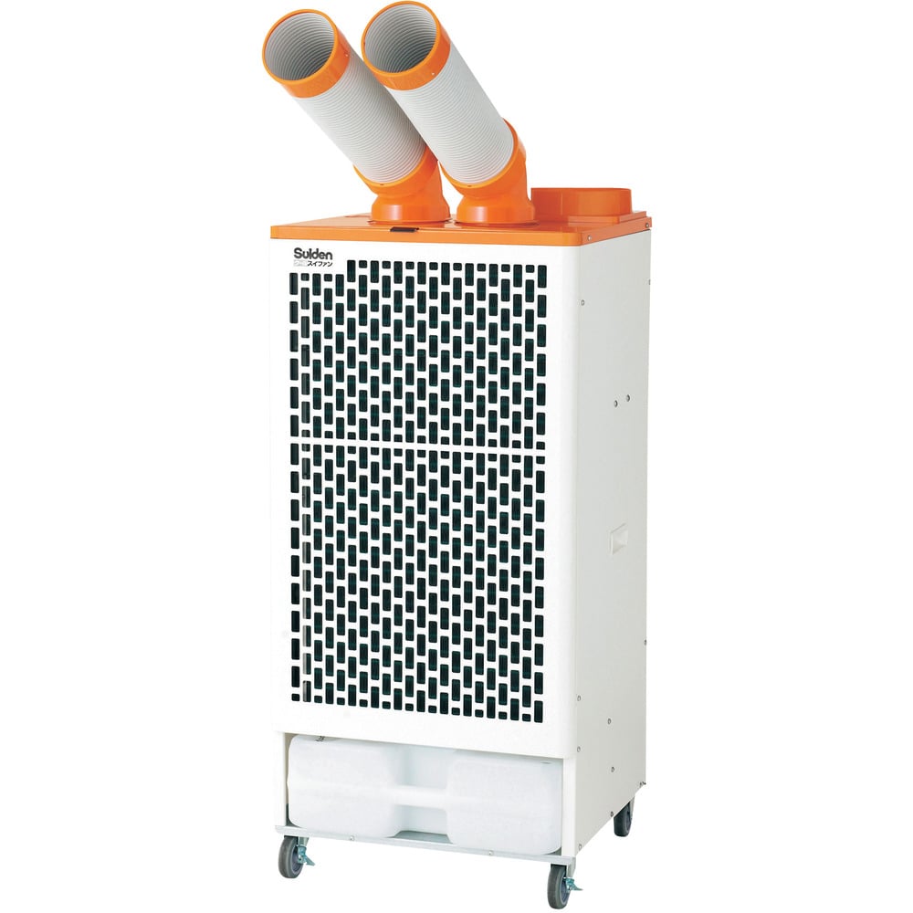 Suiden スポットエアコン 2口 首振りあり 三相200V 【直送品】 返品・キャンセル・他商品と同時購入は不可