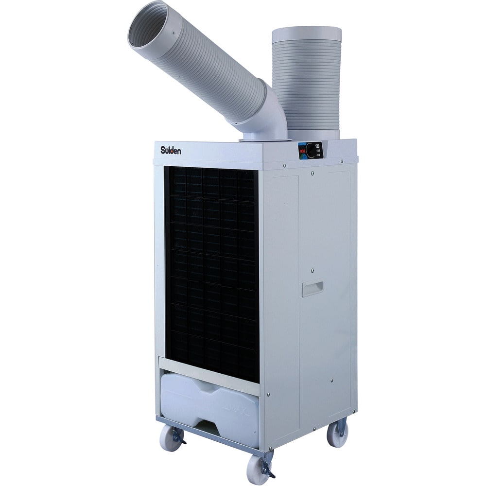 スポットエアコン【環境型】ホワイト 1口 首振りなし メーカー直送 ▼返品・キャンセル不可【他商品との同時購入不可】