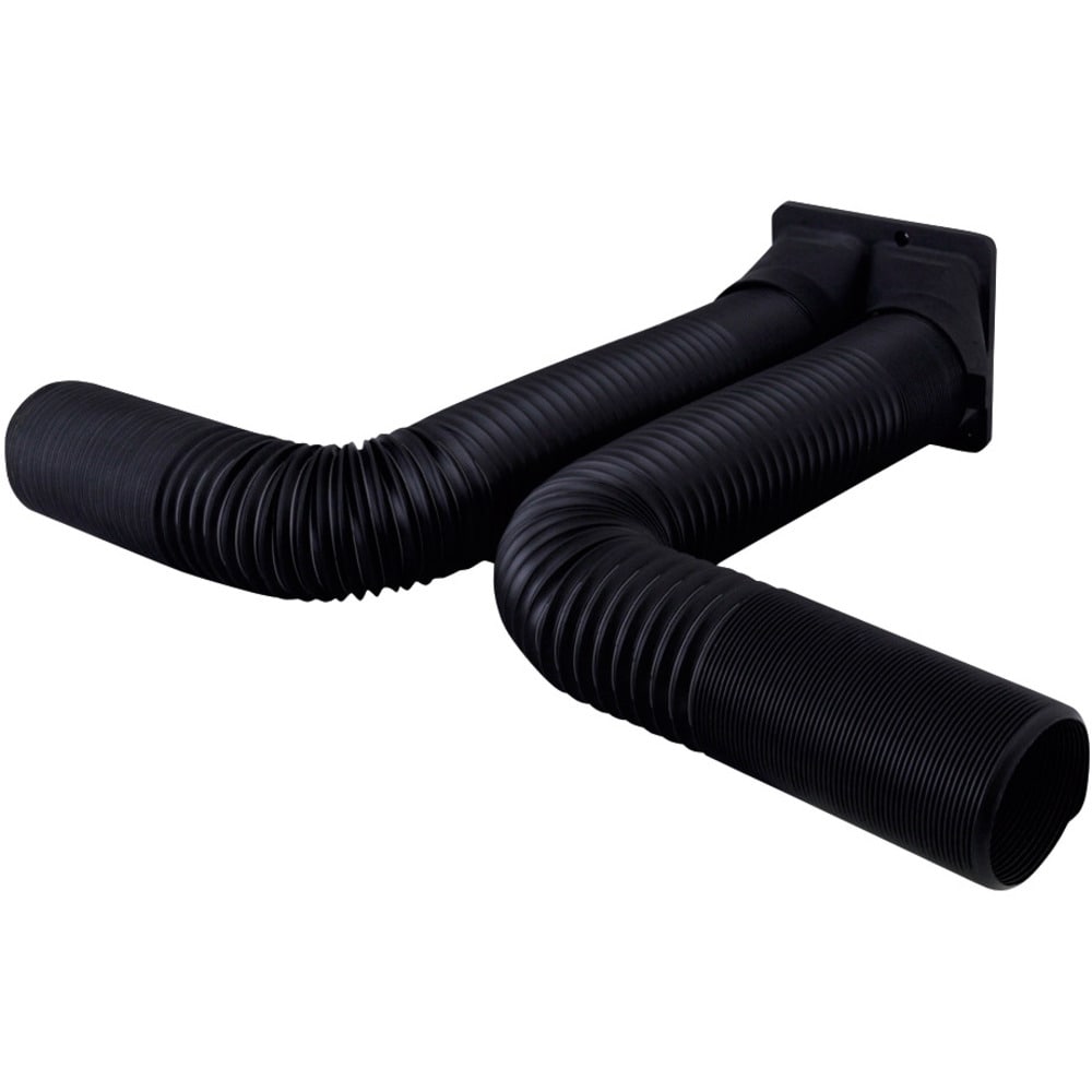 Suiden 排気ダクト2本（受け付き） メーカー直送 ▼返品・キャンセル不可【他商品との同時購入不可】