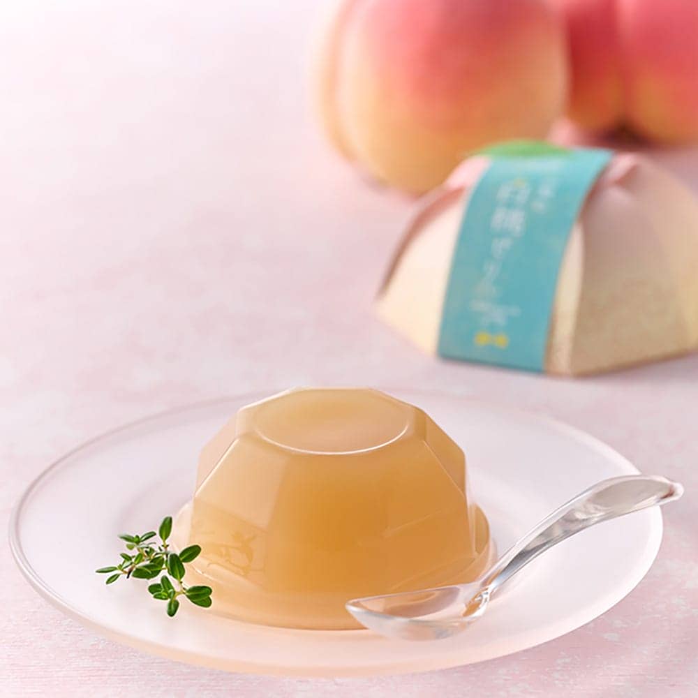 ◆ホシフルーツ 山梨の白桃ぜりぃ 9個×1箱 ◇【直送品】 返品・キャンセル・他商品と同時購入は不可