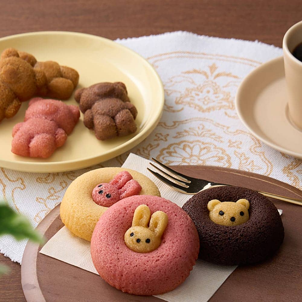 ◆クマ型フィナンシェ＆アニマルドーナツ9個×1箱 ◇ 【直送品】 返品・キャンセル・他商品と同時購入は不可