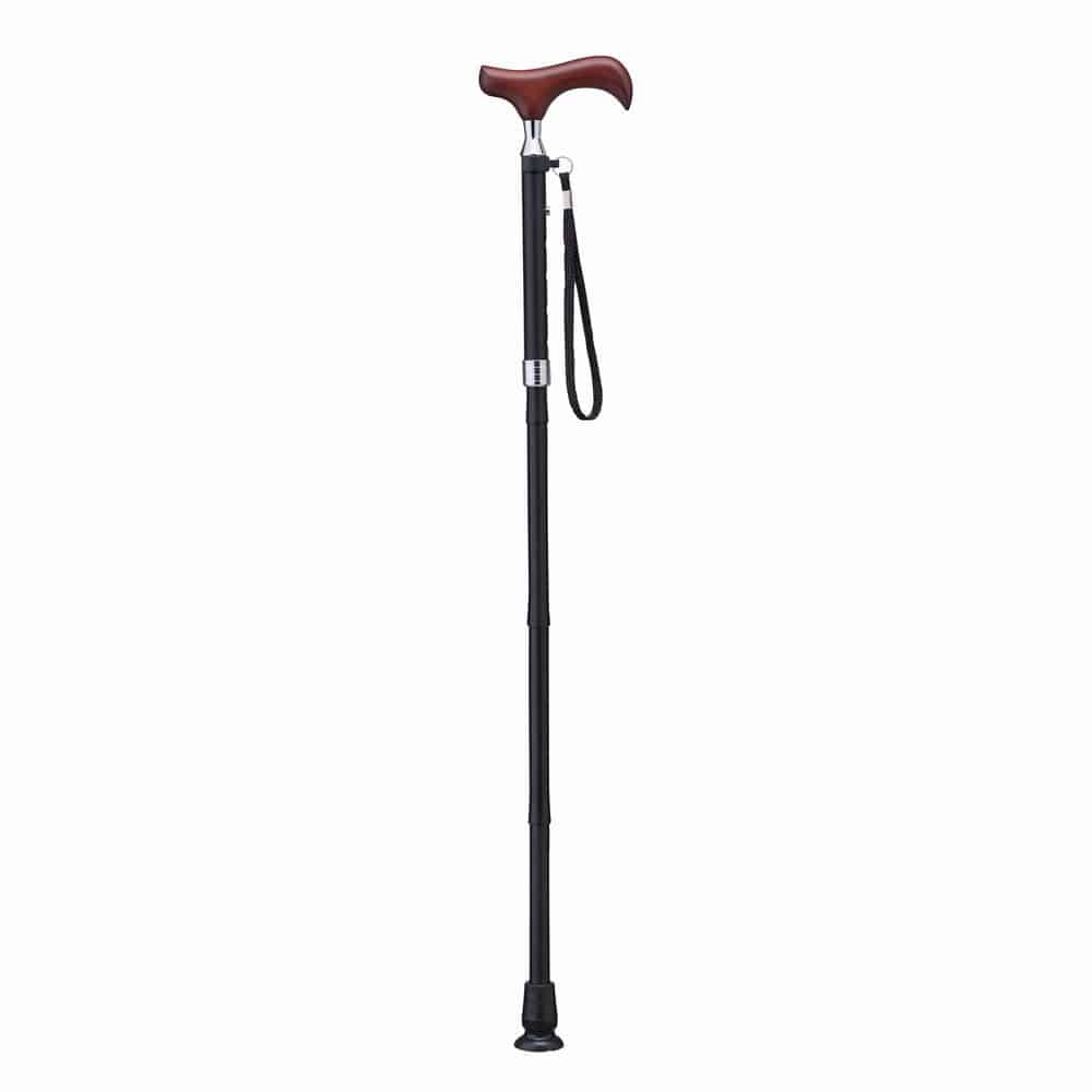 愛杖スリムネック折畳杖E-201B メーカー直送 ▼返品・キャンセル不可[他商品との同時購入不可]