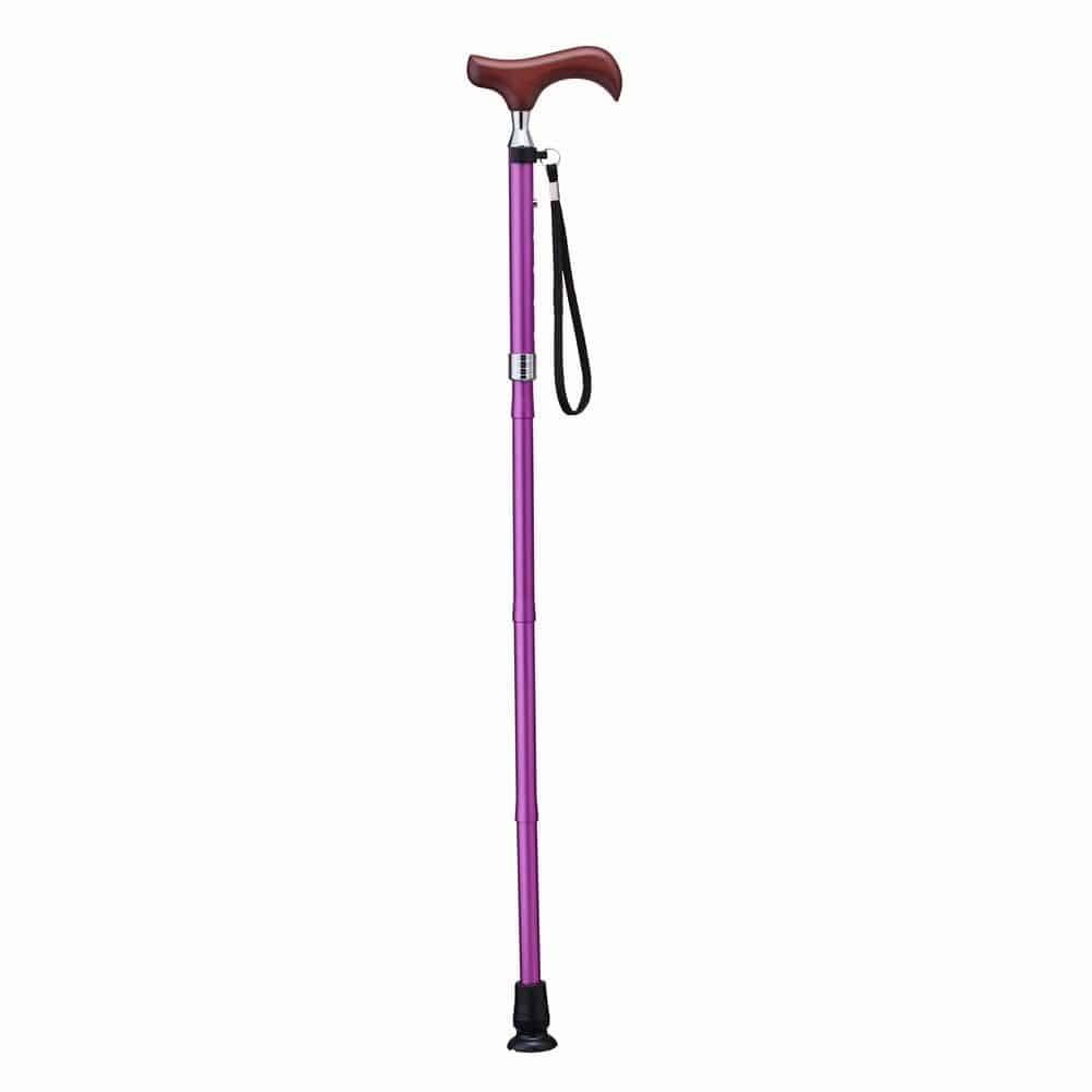 愛杖スリムネック折畳杖E-204B メーカー直送 ▼返品・キャンセル不可[他商品との同時購入不可]