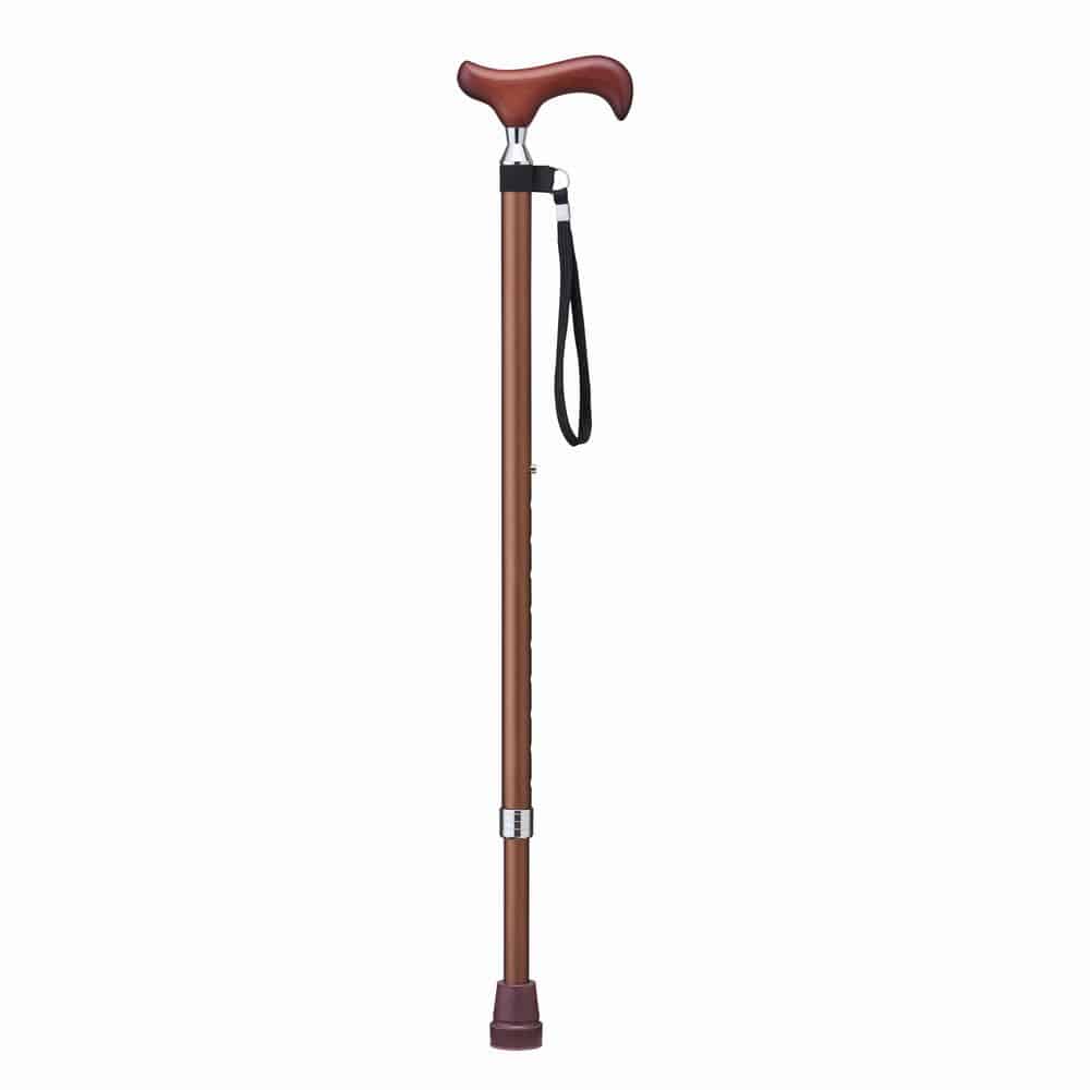 愛杖太杖スリムネック伸縮杖E-302 メーカー直送 ▼返品・キャンセル不可[他商品との同時購入不可]