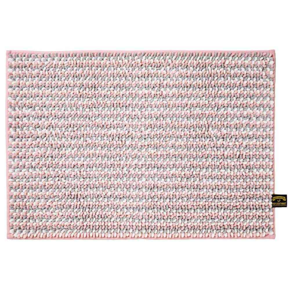 藤栄 MOFU モフ バスマット pocotto ポコット L 70×50cm ピーチ MF-011
