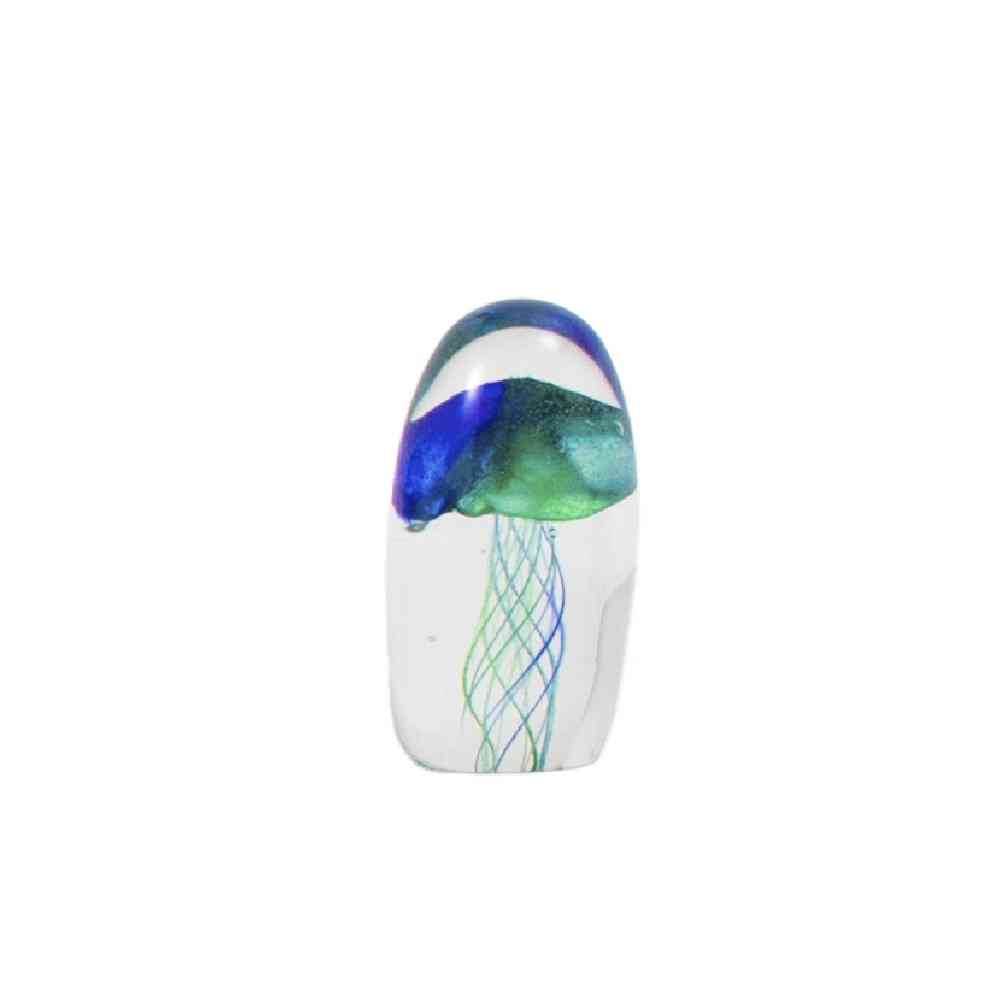 藤栄 ガラスインテリアオブジェ（Glass interior objects） クラゲ S グリーン