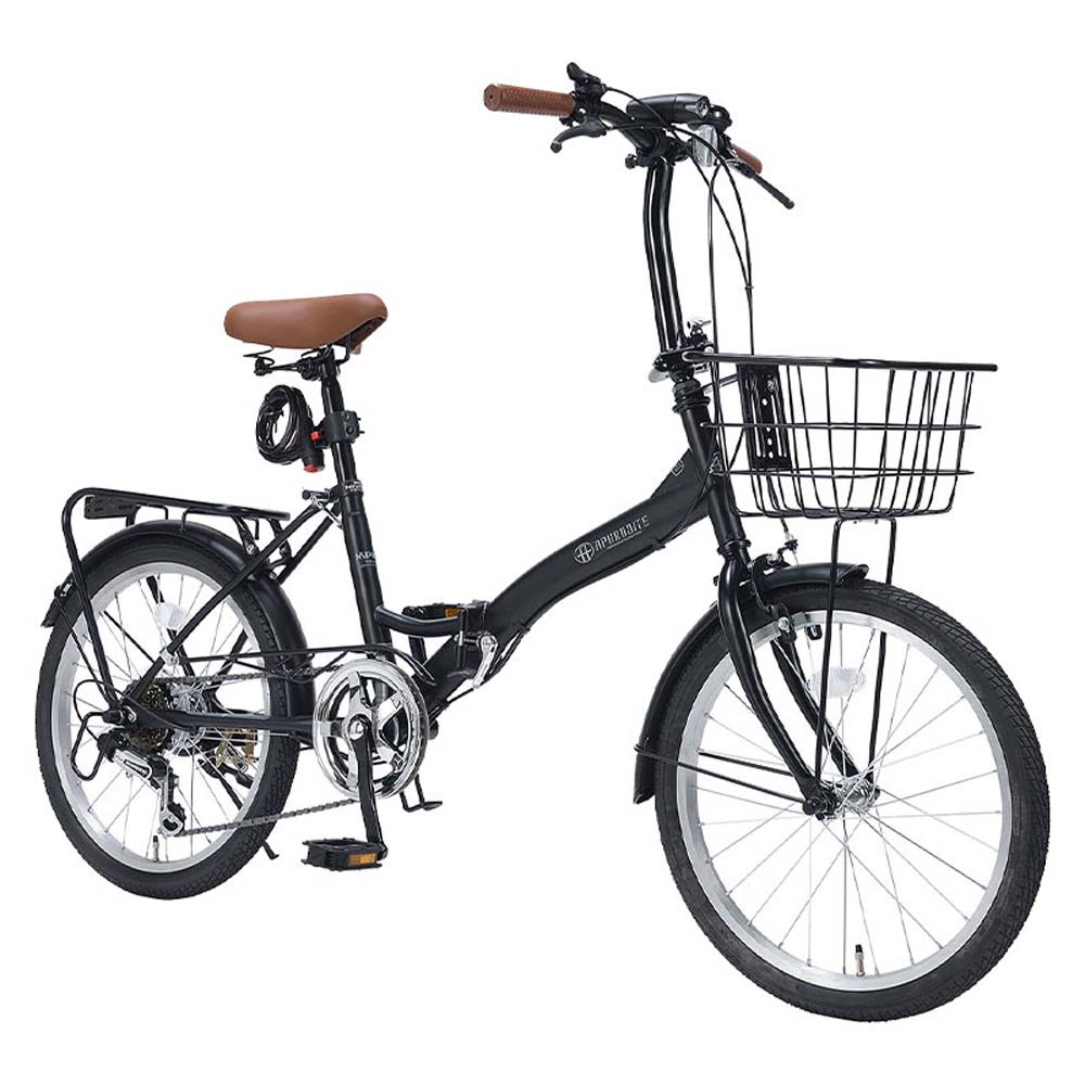 折りたたみ自転車 6段変速 オールインワン MF209 メーカー直送▼返品・キャンセル不可【他商品との同時購入不可】